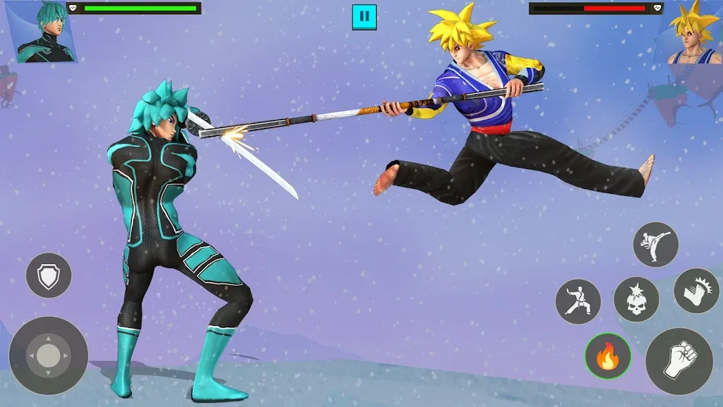 Скачать Anime Fighting Game на Андроид с модом — Безлимитные монеты и разблокированы герои — скриншот 5 Скачать Anime Fighting Game на Андроид с модом — Безлимитные монеты и разблокированы герои — скриншот 5