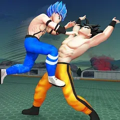 Скачать Anime Fighting Game на Андроид с модом — Безлимитные монеты и разблокированы герои
