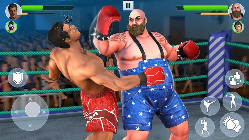 Скачать Boxing Heros: Fighting Games последней версии — Безлимитные деньги и энергия — скриншот 2 Скачать Boxing Heros: Fighting Games последней версии — Безлимитные деньги и энергия — скриншот 2