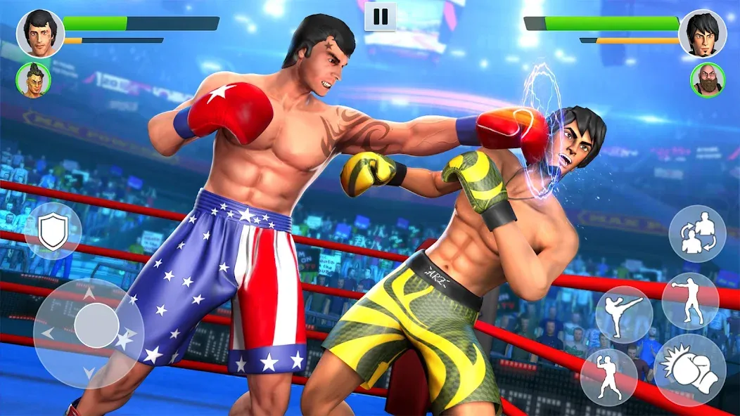 Скачать Boxing Heros: Fighting Games последней версии — Безлимитные деньги и энергия — скриншот 4 Скачать Boxing Heros: Fighting Games последней версии — Безлимитные деньги и энергия — скриншот 4