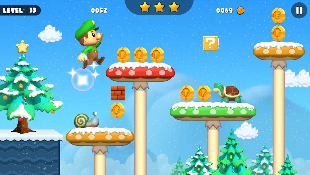 Bob World Adventure 3D на телефон — скачать мод: Без рекламы и много монет — скриншот 5 Bob World Adventure 3D на телефон — скачать мод: Без рекламы и много монет — скриншот 5