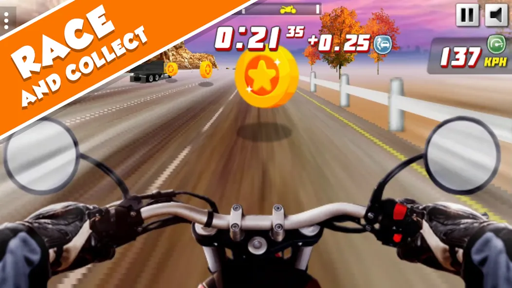 Скачать Highway Rider Extreme - 3D Mot бесплатно — Безлимитные деньги и открыты все мотоциклы — скриншот 1 Скачать Highway Rider Extreme - 3D Mot бесплатно — Безлимитные деньги и открыты все мотоциклы — скриншот 1