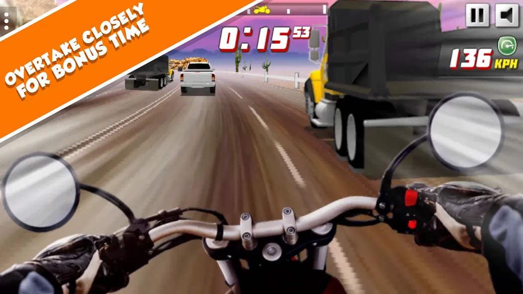 Скачать Highway Rider Extreme - 3D Mot бесплатно — Безлимитные деньги и открыты все мотоциклы — скриншот 3 Скачать Highway Rider Extreme - 3D Mot бесплатно — Безлимитные деньги и открыты все мотоциклы — скриншот 3