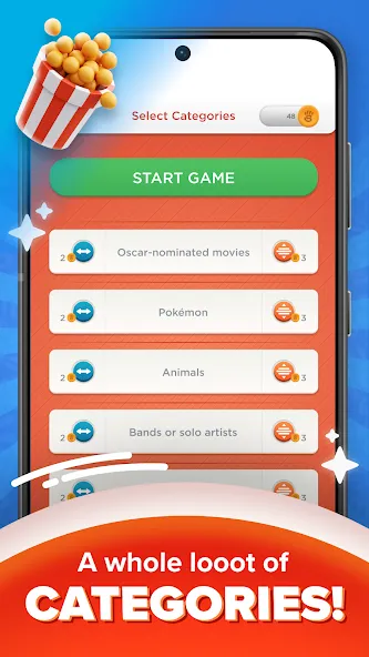 Stop - Categories Word Game MOD APK: Без рекламы и бесконечные подсказки — скриншот 5