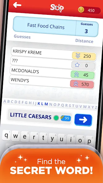 Stop 2 - Word Trivia Game взломанный APK — Без рекламы и подсказки открыты — скриншот 4