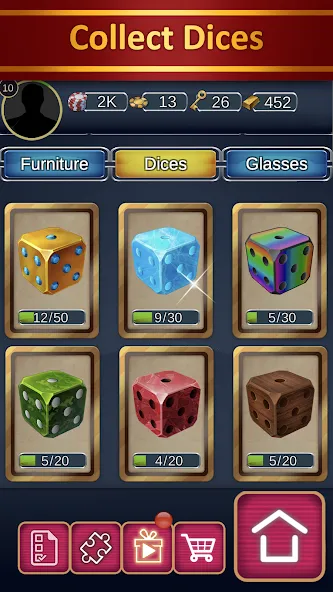 Скачать мод Farkle - Zonk Dice Game — Безлимитные монеты и подсказки — скриншот 3
