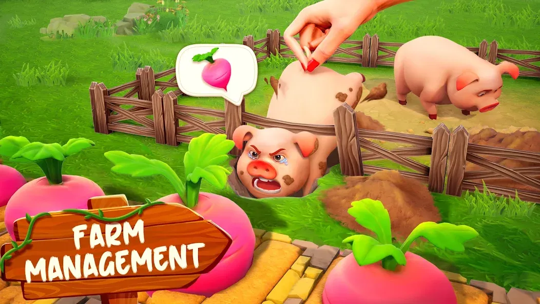 Скачать Family Farm Adventure — Безлимитные деньги и ресурсы — скриншот 4 Скачать Family Farm Adventure — Безлимитные деньги и ресурсы — скриншот 4