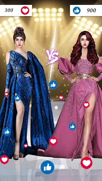 Fashion Show: Dress up Games MOD APK: Безлимитные деньги и все наряды — скриншот 4 Fashion Show: Dress up Games MOD APK: Безлимитные деньги и все наряды — скриншот 4