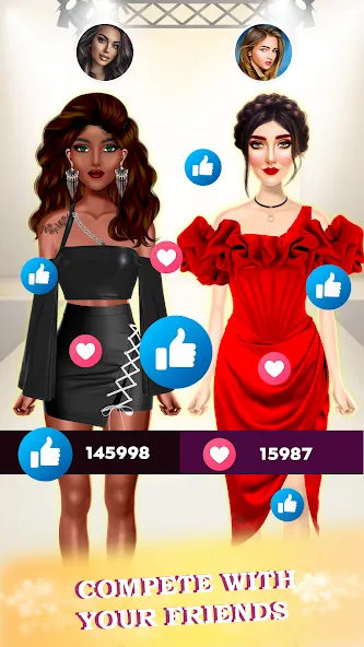Super Stylist: Dress Up Games — скачать мод: Безлимитные деньги и все наряды открыты — скриншот 2 Super Stylist: Dress Up Games — скачать мод: Безлимитные деньги и все наряды открыты — скриншот 2