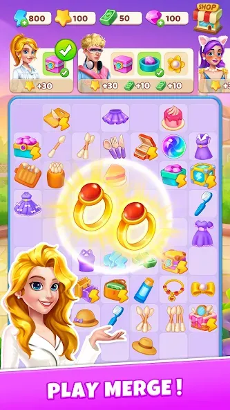Fashion Nova: Merge & Stylist MOD APK: Безлимитные деньги и энергия — скриншот 4 Fashion Nova: Merge & Stylist MOD APK: Безлимитные деньги и энергия — скриншот 4