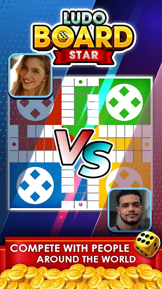 Скачать Ludo Online Multiplayer мод — Много игроков и быстрые победы — скриншот 2 Скачать Ludo Online Multiplayer мод — Много игроков и быстрые победы — скриншот 2