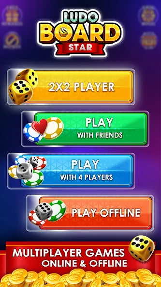 Скачать Ludo Online Multiplayer мод — Много игроков и быстрые победы — скриншот 5 Скачать Ludo Online Multiplayer мод — Много игроков и быстрые победы — скриншот 5