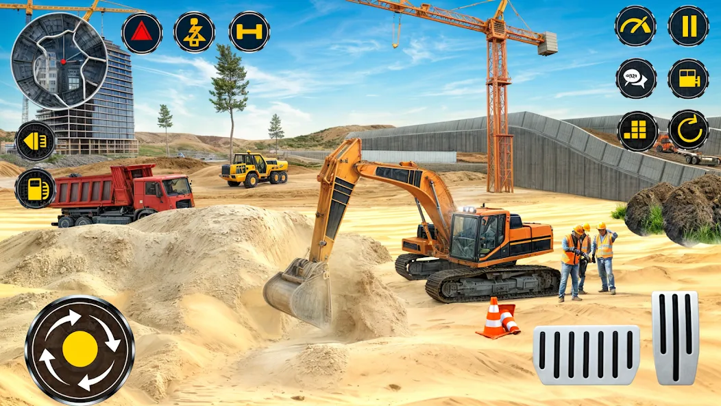 Heavy Excavator Simulator PRO — скачать мод: Безлимитные деньги и топливо — скриншот 2 Heavy Excavator Simulator PRO — скачать мод: Безлимитные деньги и топливо — скриншот 2