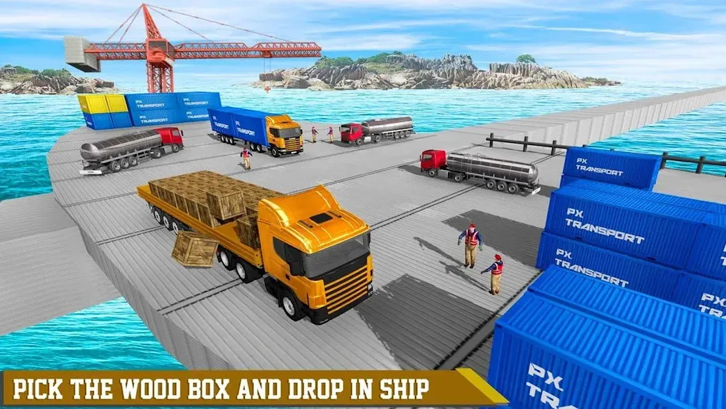 Cargo Transport Truck Driving — последняя версия с модом (Безлимитные деньги и топливо) — скриншот 5 Cargo Transport Truck Driving — последняя версия с модом (Безлимитные деньги и топливо) — скриншот 5
