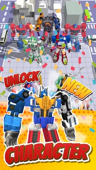 Скачать Superhero Robot Monster Battle Mod APK — Безлимитные деньги и мощные роботы — скриншот 4