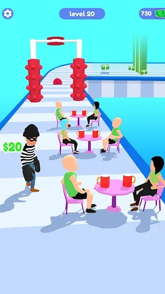 Скачать Thief Run Race 3D: Fun Race Mod APK — Без рекламы и бесконечные монеты — скриншот 1 Скачать Thief Run Race 3D: Fun Race Mod APK — Без рекламы и бесконечные монеты — скриншот 1
