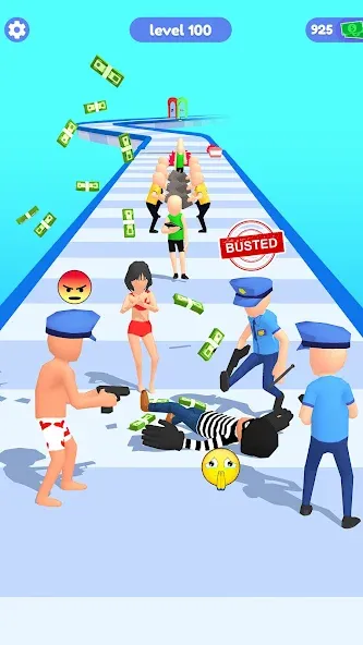 Скачать Thief Run Race 3D: Fun Race Mod APK — Без рекламы и бесконечные монеты — скриншот 4 Скачать Thief Run Race 3D: Fun Race Mod APK — Без рекламы и бесконечные монеты — скриншот 4