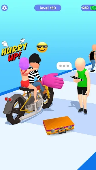 Скачать Thief Run Race 3D: Fun Race Mod APK — Без рекламы и бесконечные монеты — скриншот 5 Скачать Thief Run Race 3D: Fun Race Mod APK — Без рекламы и бесконечные монеты — скриншот 5