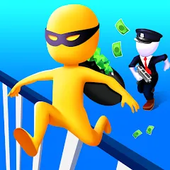 Скачать Thief Run Race 3D: Fun Race Mod APK — Без рекламы и бесконечные монеты