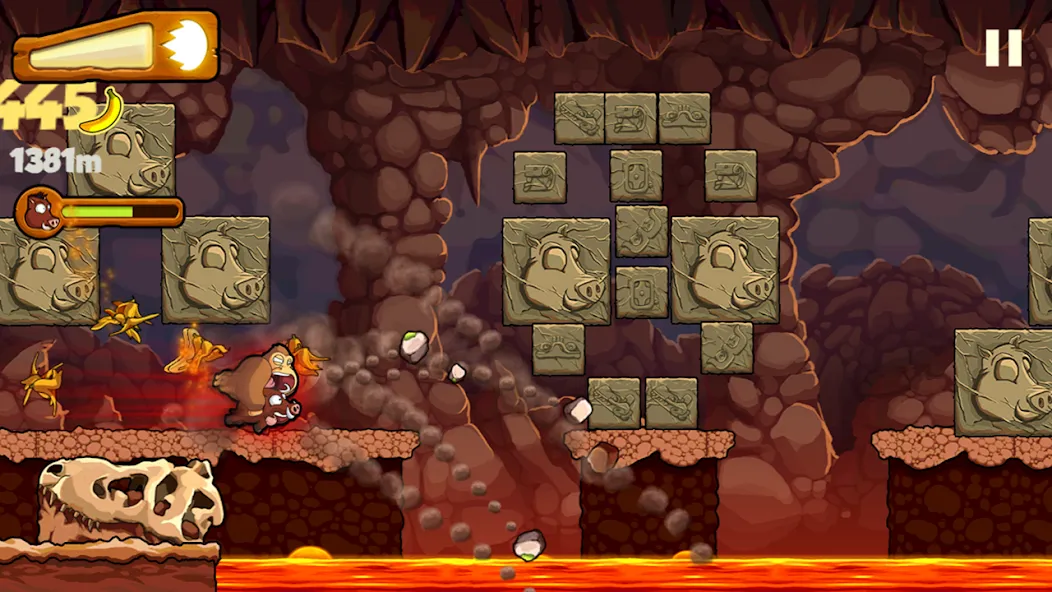Banana Kong — Безлимитные бананы и открыты все уровни, скачать мод APK — скриншот 4