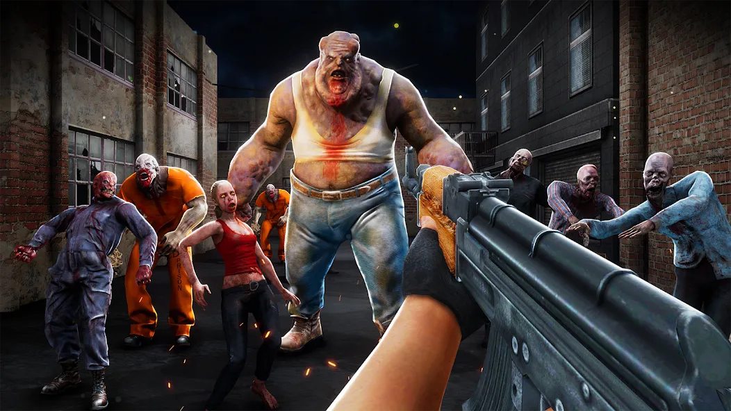Скачать взлом Zombination - FPS Zombie Games — Безлимитные патроны и здоровье — скриншот 4 Скачать взлом Zombination - FPS Zombie Games — Безлимитные патроны и здоровье — скриншот 4