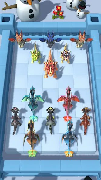 Dragon Fight - Merge Games на телефон — скачать мод: Безлимитные деньги и усиленные драконы — скриншот 5 Dragon Fight - Merge Games на телефон — скачать мод: Безлимитные деньги и усиленные драконы — скриншот 5