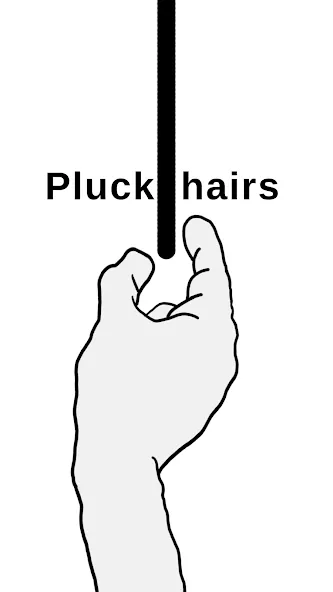 Pluck It: hairs and emotions бесплатно на Андроид — мод: Безлимитные волосы и эмоции — скриншот 1 Pluck It: hairs and emotions бесплатно на Андроид — мод: Безлимитные волосы и эмоции — скриншот 1