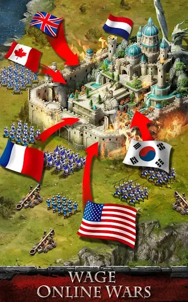 Скачать Empire War: Age of hero последней версии — Безлимитные ресурсы и энергия — скриншот 4 Скачать Empire War: Age of hero последней версии — Безлимитные ресурсы и энергия — скриншот 4