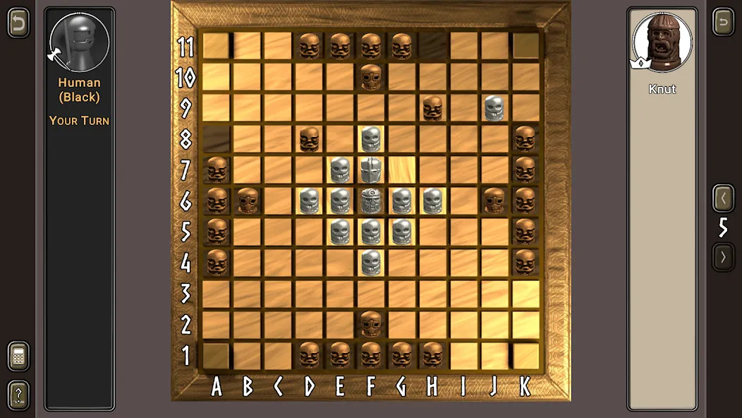 Hnefatafl бесплатно на Андроид — мод: Без рекламы и все уровни открыты — скриншот 3