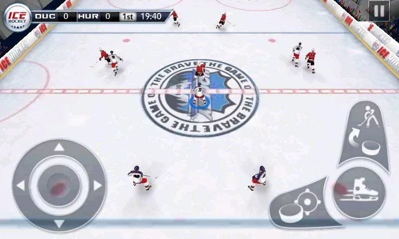 Ice Hockey 3D MOD APK: Безлимитные деньги и энергия — скриншот 1