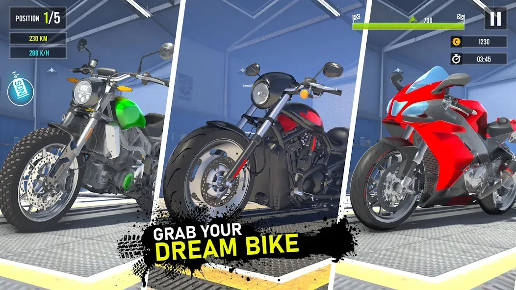 Скачать Moto Traffic Bike Race Game 3d Mod APK — Безлимитные деньги и топливо — скриншот 2 Скачать Moto Traffic Bike Race Game 3d Mod APK — Безлимитные деньги и топливо — скриншот 2