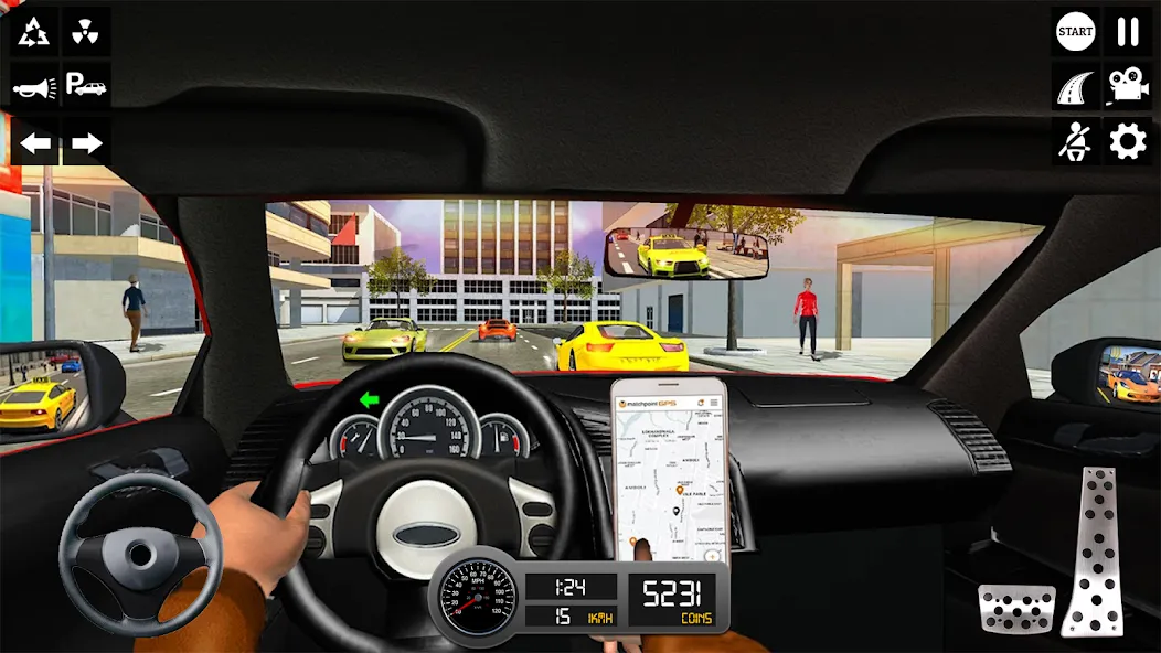 Taxi Simulator 3d Taxi Sim — взломанная версия, Безлимитные деньги и все машины открыты — скриншот 5 Taxi Simulator 3d Taxi Sim — взломанная версия, Безлимитные деньги и все машины открыты — скриншот 5