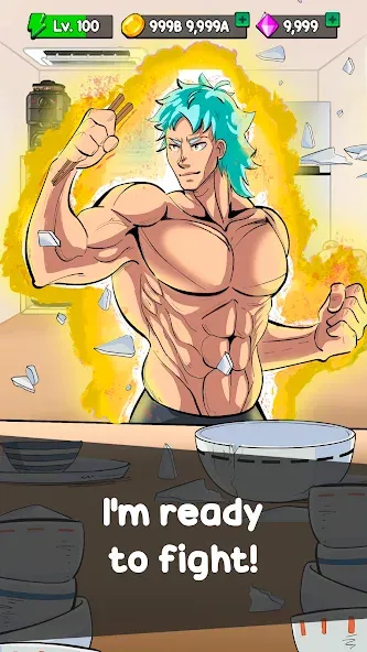Food Fighter Clicker Games — последняя версия с модом (Много денег и энергии) — скриншот 5 Food Fighter Clicker Games — последняя версия с модом (Много денег и энергии) — скриншот 5