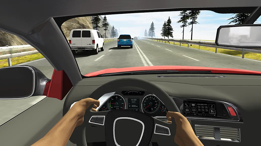 Racing in Car 2 на телефон — скачать мод: Безлимитные деньги и топливо — скриншот 3 Racing in Car 2 на телефон — скачать мод: Безлимитные деньги и топливо — скриншот 3