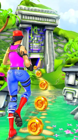 Jungle Run Temple Escape Games мод на Андроид: Безлимитные монеты и все уровни открыты — скриншот 5 Jungle Run Temple Escape Games мод на Андроид: Безлимитные монеты и все уровни открыты — скриншот 5