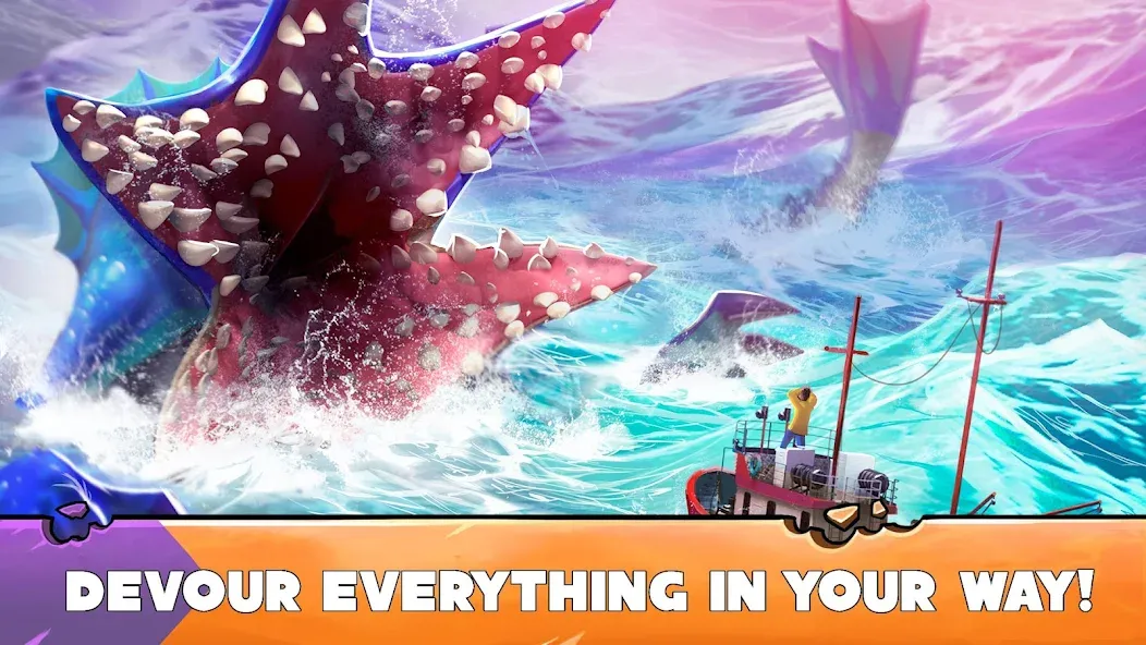 Hungry Shark Evolution MOD APK: Безлимитные деньги и алмазы — скриншот 1 Hungry Shark Evolution MOD APK: Безлимитные деньги и алмазы — скриншот 1