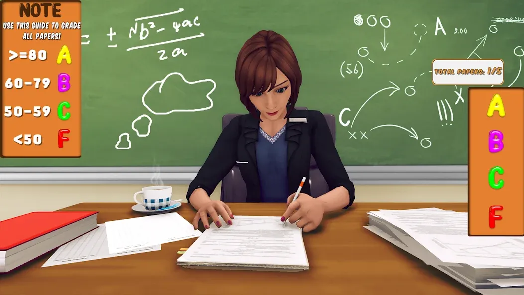 High School Teacher Simulator — взломанная версия, Безлимитные деньги и все предметы открыты — скриншот 3 High School Teacher Simulator — взломанная версия, Безлимитные деньги и все предметы открыты — скриншот 3