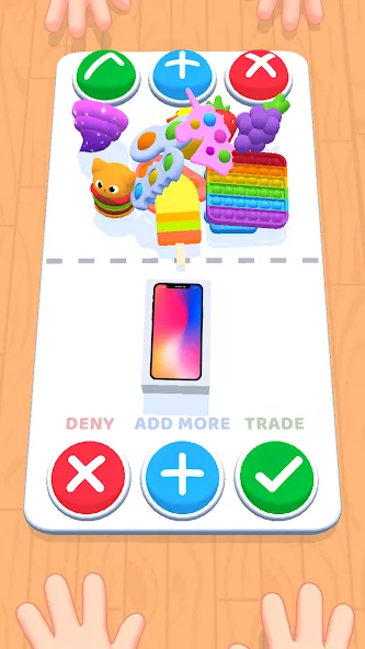 Скачать Fidget Toys Trading・Pop It 3D на Андроид с модом — Безлимитные деньги и все игрушки — скриншот 5 Скачать Fidget Toys Trading・Pop It 3D на Андроид с модом — Безлимитные деньги и все игрушки — скриншот 5