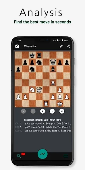 Скачать Chessify: Scan & Analyze chess мод — Разблокированы премиум функции — скриншот 2 Скачать Chessify: Scan & Analyze chess мод — Разблокированы премиум функции — скриншот 2