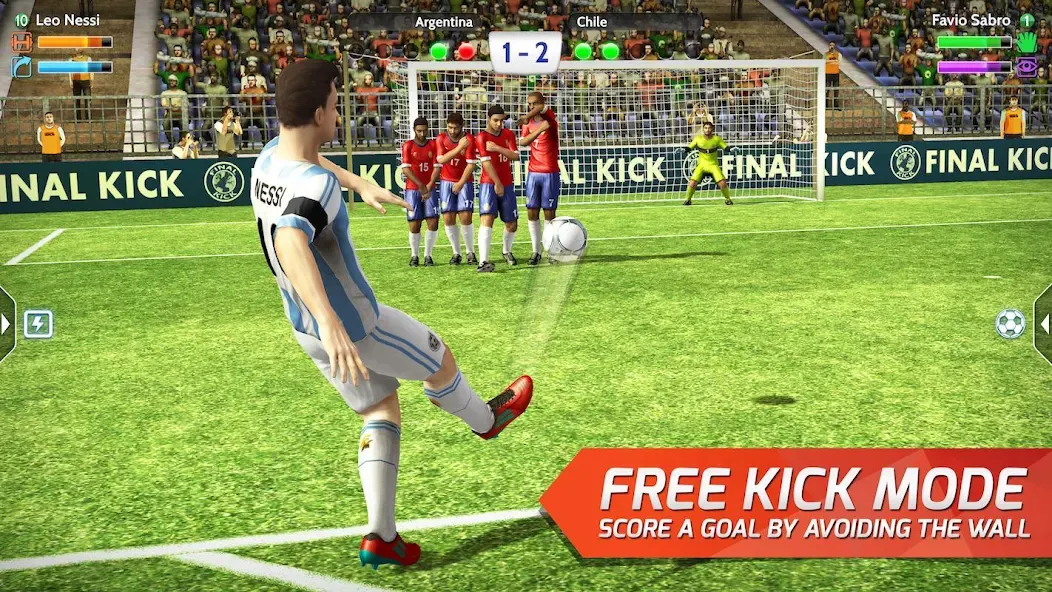 Скачать Final Kick: Online Soccer — Безлимитные деньги и все команды — скриншот 2