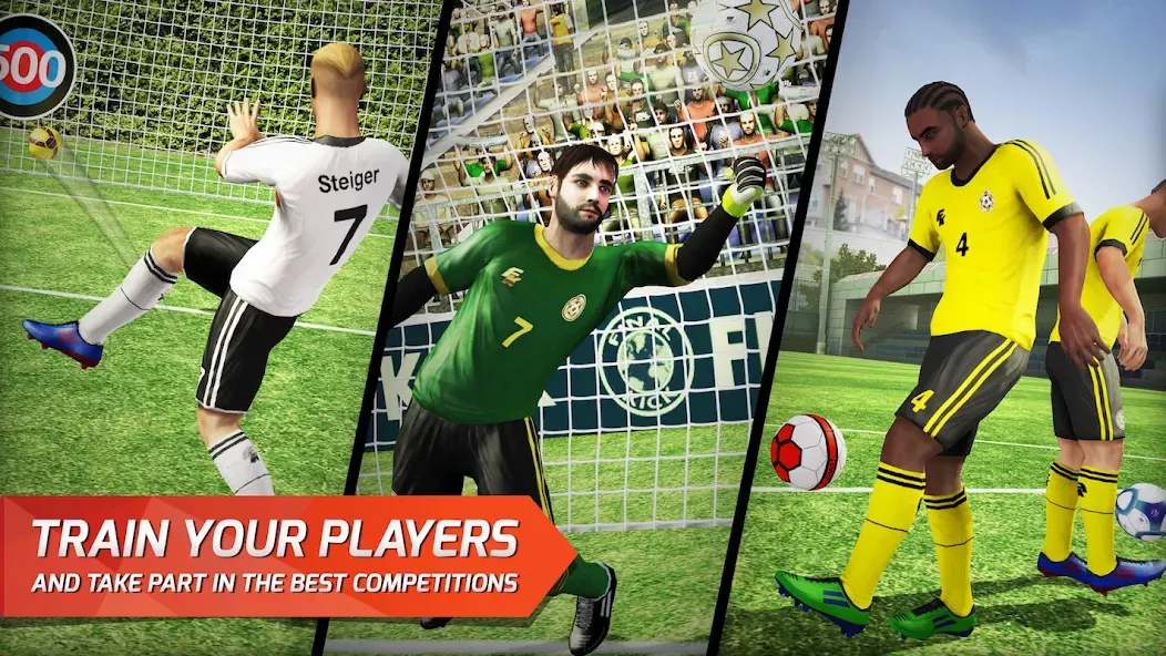 Скачать Final Kick: Online Soccer — Безлимитные деньги и все команды — скриншот 4