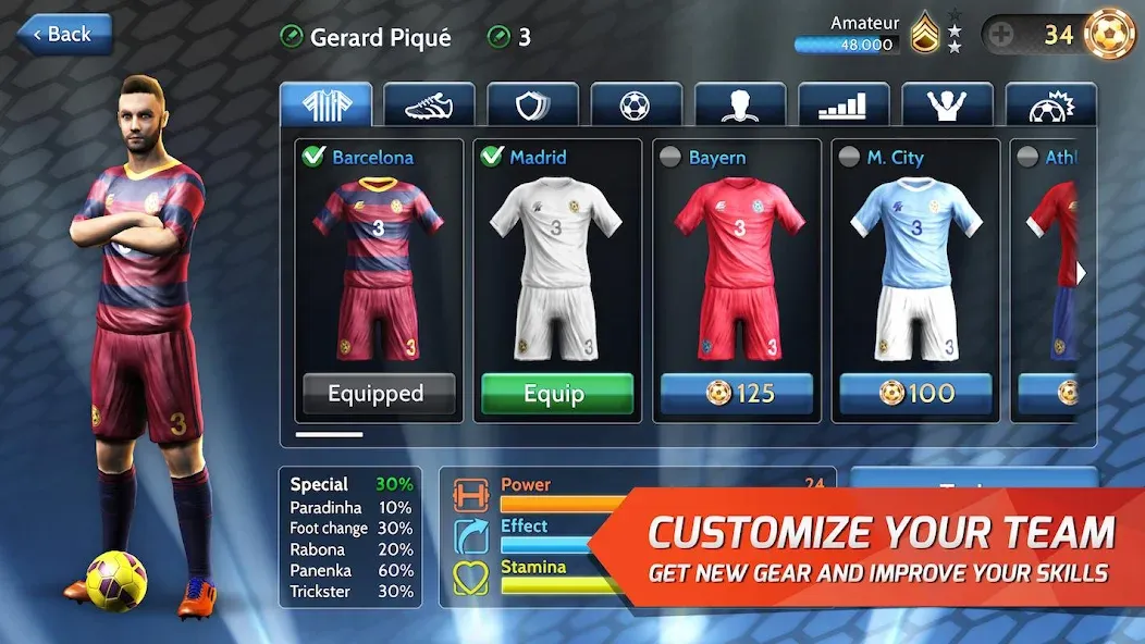 Скачать Final Kick: Online Soccer — Безлимитные деньги и все команды — скриншот 5