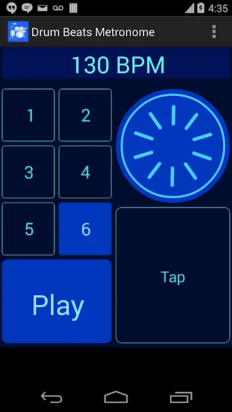 Drum Beats Metronome MOD APK скачать на Андроид — Точный ритм и без рекламы — скриншот 2