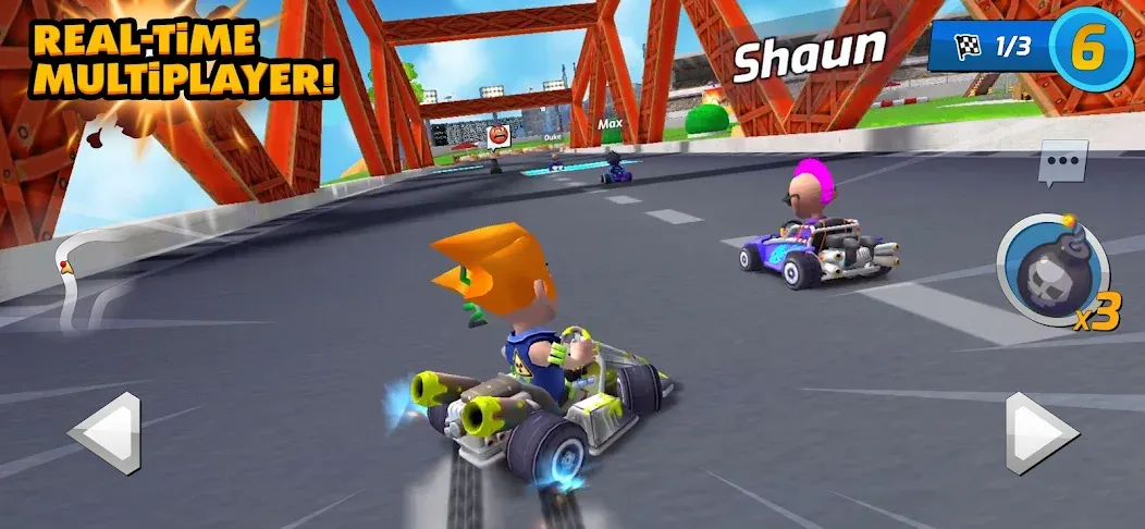 Boom Karts Multiplayer Racing взлом APK — Безлимитные деньги и все машины открыты — скриншот 1 Boom Karts Multiplayer Racing взлом APK — Безлимитные деньги и все машины открыты — скриншот 1