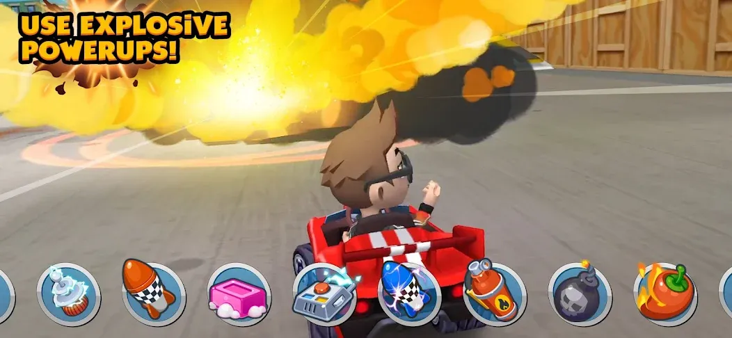 Boom Karts Multiplayer Racing взлом APK — Безлимитные деньги и все машины открыты — скриншот 4 Boom Karts Multiplayer Racing взлом APK — Безлимитные деньги и все машины открыты — скриншот 4