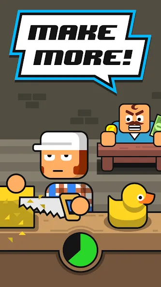 Скачать Make More! - Idle Manager бесплатно — Безлимитные деньги и ресурсы — скриншот 1