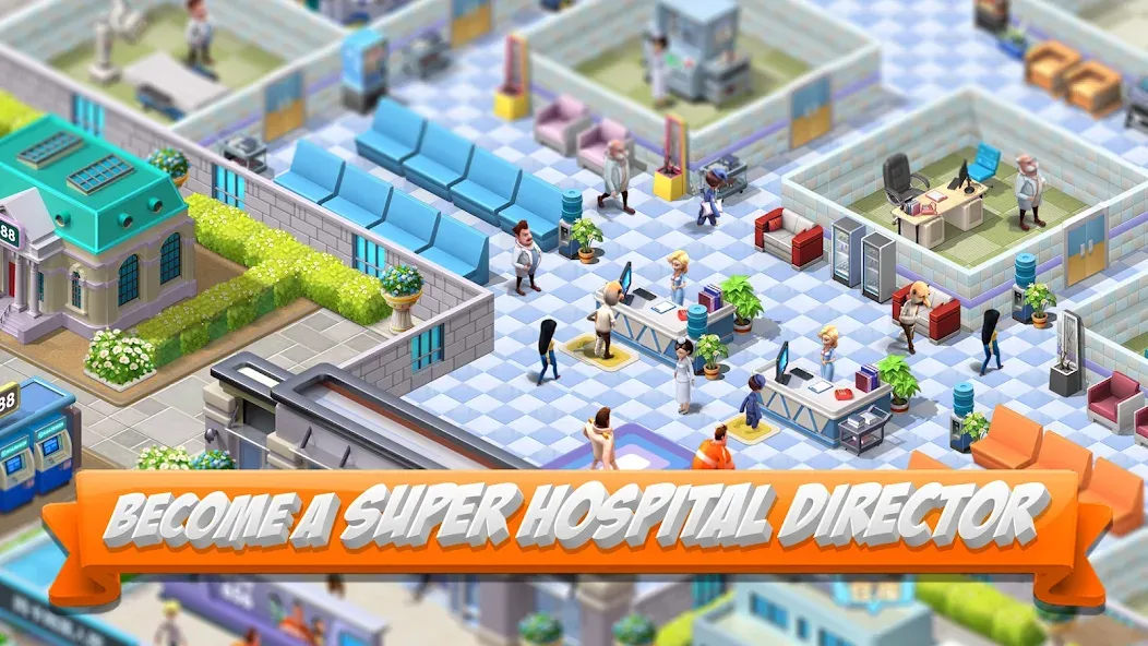 Sim Hospital2-Simulation на телефон — скачать мод: Безлимитные деньги и ресурсы — скриншот 3 Sim Hospital2-Simulation на телефон — скачать мод: Безлимитные деньги и ресурсы — скриншот 3