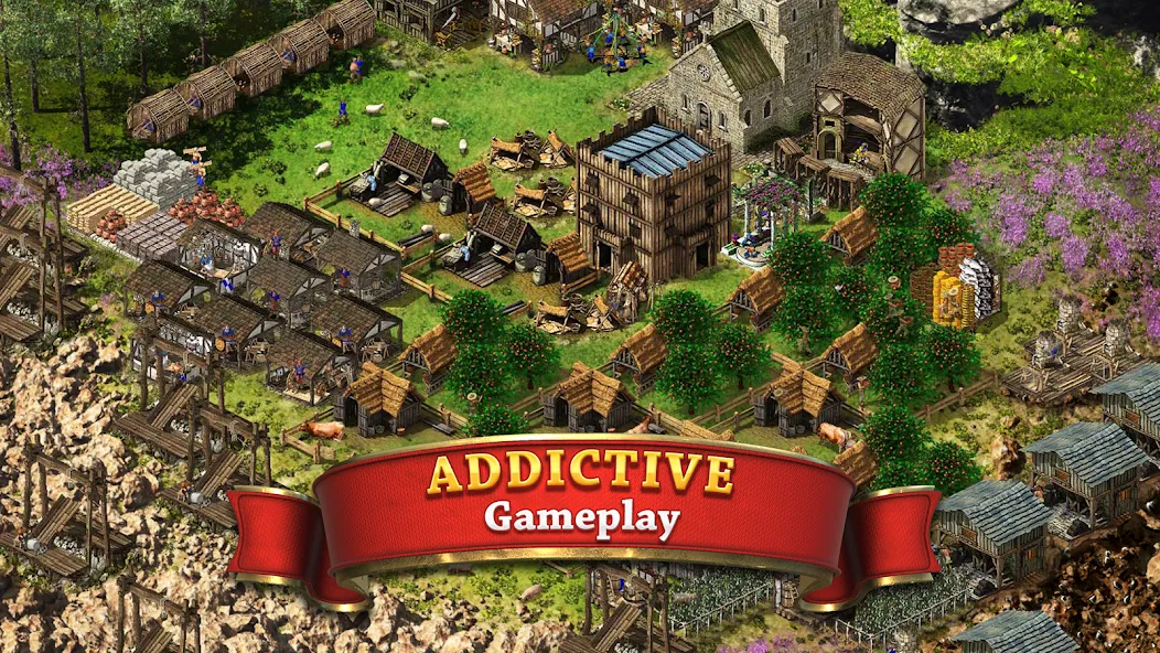 Stronghold Kingdoms Castle Sim — взломанная версия, Безлимитные ресурсы и быстрое строительство — скриншот 1 Stronghold Kingdoms Castle Sim — взломанная версия, Безлимитные ресурсы и быстрое строительство — скриншот 1