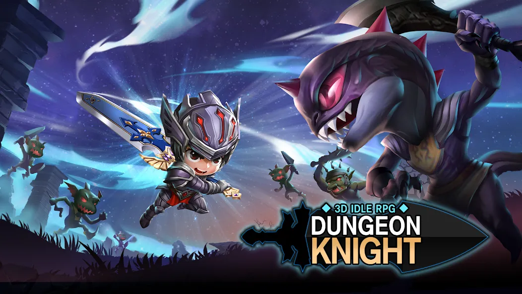 Dungeon Knight — последняя версия с модом (Безлимитное здоровье и мощное оружие) — скриншот 1 Dungeon Knight — последняя версия с модом (Безлимитное здоровье и мощное оружие) — скриншот 1