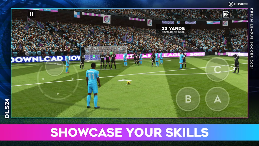 Скачать Dream League Soccer 2024 — Безлимитные деньги и все команды открыты — скриншот 3 Скачать Dream League Soccer 2024 — Безлимитные деньги и все команды открыты — скриншот 3
